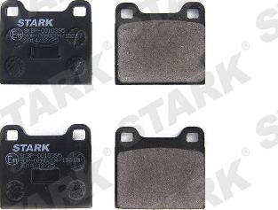 Stark SKBP-0010395 - Комплект спирачно феродо, дискови спирачки vvparts.bg