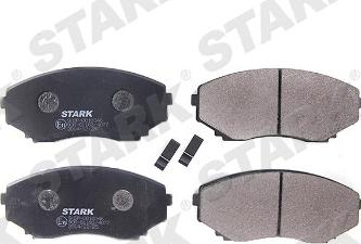 Stark SKBP-0010346 - Комплект спирачно феродо, дискови спирачки vvparts.bg