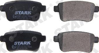 Stark SKBP-0010359 - Комплект спирачно феродо, дискови спирачки vvparts.bg