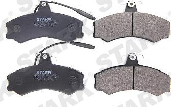 Stark SKBP-0010353 - Комплект спирачно феродо, дискови спирачки vvparts.bg
