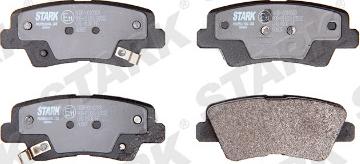 Stark SKBP-0010369 - Комплект спирачно феродо, дискови спирачки vvparts.bg