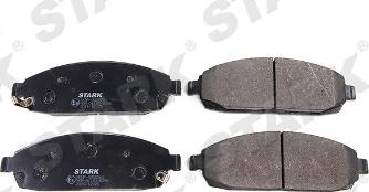 Stark SKBP-0010361 - Комплект спирачно феродо, дискови спирачки vvparts.bg