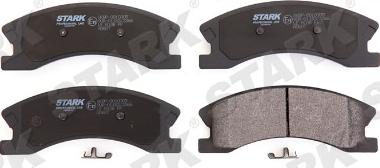 Stark SKBP-0010305 - Комплект спирачно феродо, дискови спирачки vvparts.bg