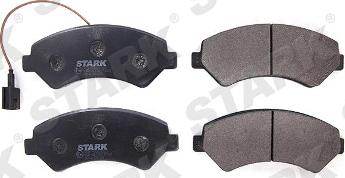 Stark SKBP-0010323 - Комплект спирачно феродо, дискови спирачки vvparts.bg