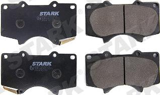 Stark SKBP-0010379 - Комплект спирачно феродо, дискови спирачки vvparts.bg