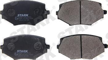 Stark SKBP-0010373 - Комплект спирачно феродо, дискови спирачки vvparts.bg