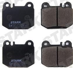 Stark SKBP-0010213 - Комплект спирачно феродо, дискови спирачки vvparts.bg