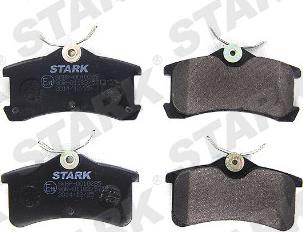 Stark SKBP-0010285 - Комплект спирачно феродо, дискови спирачки vvparts.bg