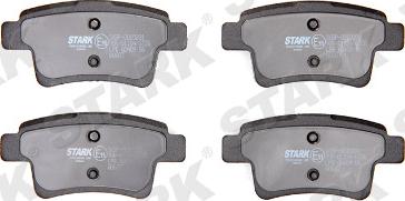 Stark SKBP-0010281 - Комплект спирачно феродо, дискови спирачки vvparts.bg