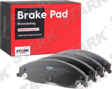 Stark SKBP-0011410 - Комплект спирачно феродо, дискови спирачки vvparts.bg