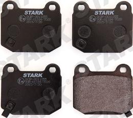 Stark SKBP-0011055 - Комплект спирачно феродо, дискови спирачки vvparts.bg