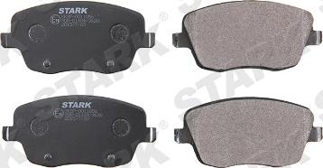 Stark SKBP-0011056 - Комплект спирачно феродо, дискови спирачки vvparts.bg