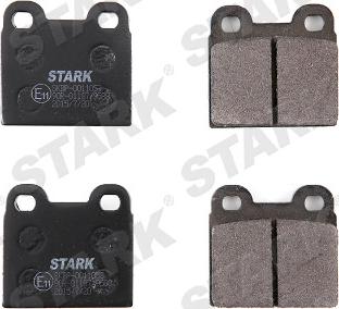 Stark SKBP-0011053 - Комплект спирачно феродо, дискови спирачки vvparts.bg