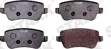 Stark SKBP-0011060 - Комплект спирачно феродо, дискови спирачки vvparts.bg