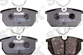 Stark SKBP-0011019 - Комплект спирачно феродо, дискови спирачки vvparts.bg