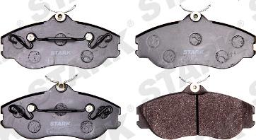Stark SKBP-0011082 - Комплект спирачно феродо, дискови спирачки vvparts.bg