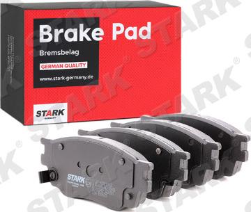 Stark SKBP-0011033 - Комплект спирачно феродо, дискови спирачки vvparts.bg