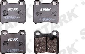 Stark SKBP-0011025 - Комплект спирачно феродо, дискови спирачки vvparts.bg