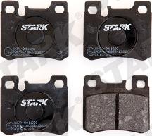 Stark SKBP-0011020 - Комплект спирачно феродо, дискови спирачки vvparts.bg