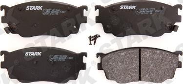 Stark SKBP-0011023 - Комплект спирачно феродо, дискови спирачки vvparts.bg