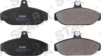 Stark SKBP-0011141 - Комплект спирачно феродо, дискови спирачки vvparts.bg