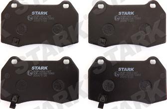 Stark SKBP-0011167 - Комплект спирачно феродо, дискови спирачки vvparts.bg