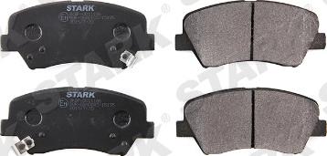 Stark SKBP-0011186 - Комплект спирачно феродо, дискови спирачки vvparts.bg