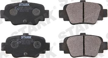 Stark SKBP-0011122 - Комплект спирачно феродо, дискови спирачки vvparts.bg