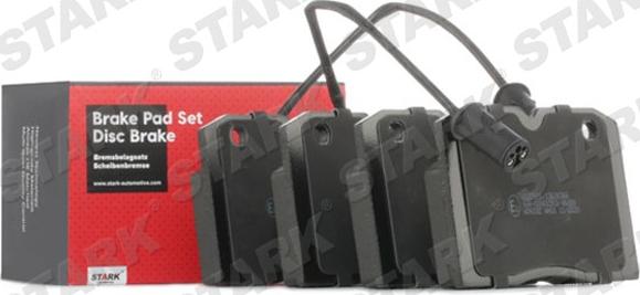Stark SKBP-0011893 - Комплект спирачно феродо, дискови спирачки vvparts.bg