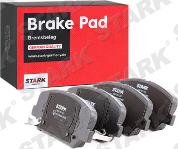 Stark SKBP-0011343 - Комплект спирачно феродо, дискови спирачки vvparts.bg