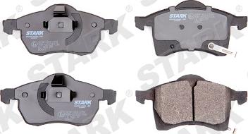 Stark SKBP-0011254 - Комплект спирачно феродо, дискови спирачки vvparts.bg