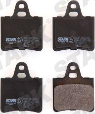 Stark SKBP-0011206 - Комплект спирачно феродо, дискови спирачки vvparts.bg