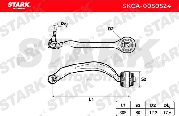 Stark SKCA-0050524 - Носач, окачване на колелата vvparts.bg