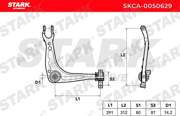 Stark SKCA-0050629 - Носач, окачване на колелата vvparts.bg