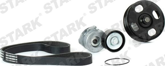 Stark SKPRB-51660081 - Водна помпа + комплект пистови ремъци клиновидно оребряване vvparts.bg