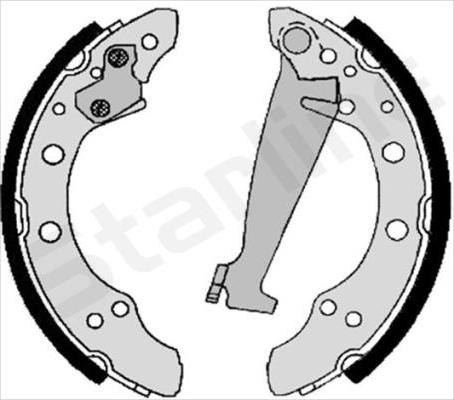 Starline BC 06830 - Комплект спирачна челюст vvparts.bg