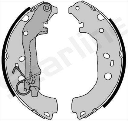 Starline BC 08590 - Комплект спирачна челюст vvparts.bg