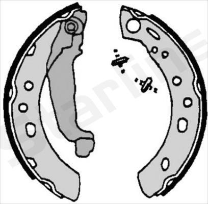 Starline BC 07090 - Комплект спирачна челюст vvparts.bg