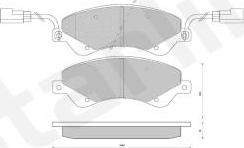 Starline BD S849P - Комплект спирачно феродо, дискови спирачки vvparts.bg