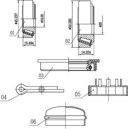 Starline LO 00542 - Комплект колесен лагер vvparts.bg