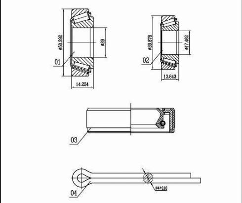 Starline LO 03519 - Комплект колесен лагер vvparts.bg