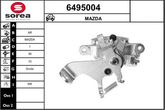 STARTCAR 6495004 - Спирачен апарат vvparts.bg