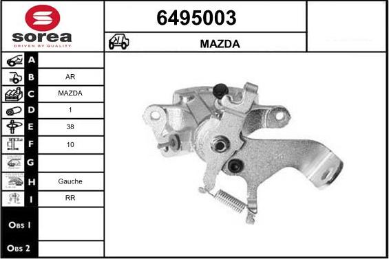 STARTCAR 6495003 - Спирачен апарат vvparts.bg