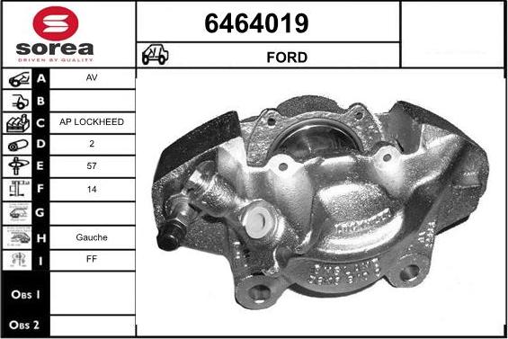 STARTCAR 6464019 - Спирачен апарат vvparts.bg