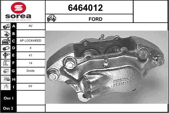 STARTCAR 6464012 - Спирачен апарат vvparts.bg