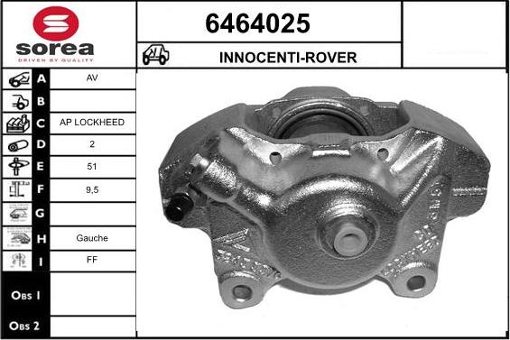 STARTCAR 6464025 - Спирачен апарат vvparts.bg