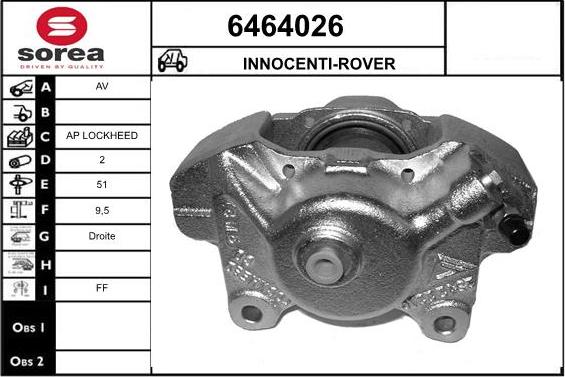 STARTCAR 6464026 - Спирачен апарат vvparts.bg