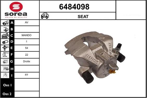 STARTCAR 6484098 - Спирачен апарат vvparts.bg