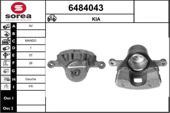 STARTCAR 6484043 - Спирачен апарат vvparts.bg