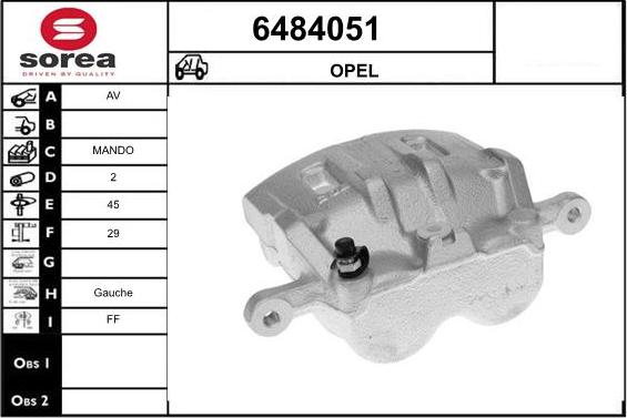 STARTCAR 6484051 - Спирачен апарат vvparts.bg